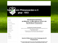 sv-phiesewarden.de Webseite Vorschau