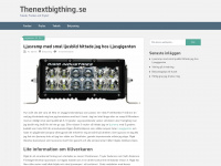 thenextbigthing.se Webseite Vorschau