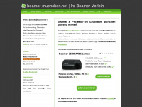 beamer-muenchen.net Webseite Vorschau