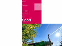 sport.zh.ch Webseite Vorschau
