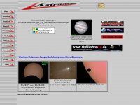 astronomie2000.de Webseite Vorschau