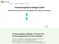 vb-aldinger.de Webseite Vorschau