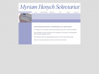 mh-sekretariat.de Webseite Vorschau