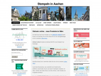 stempeln-in-aachen.de Webseite Vorschau