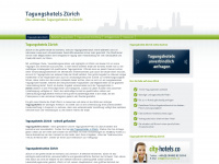 tagungshotels-zuerich.ch Webseite Vorschau