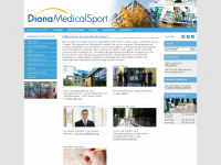 diana-medicalsport.de Webseite Vorschau