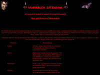 vampirbuch-datenbank.de Webseite Vorschau