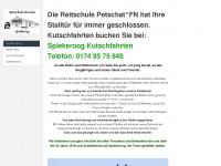 reitschule-petschat.de Webseite Vorschau