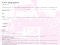 kultur-propaganda.de Webseite Vorschau