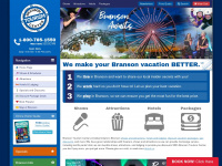 bransontourismcenter.com Webseite Vorschau