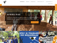 afrikarise.de Webseite Vorschau