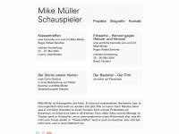 mike-mueller.ch Webseite Vorschau