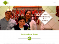 landprodukte-kohler.de Webseite Vorschau