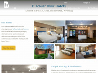 blairhotels.com Webseite Vorschau