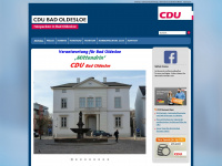 cdu-bad-oldesloe.de Webseite Vorschau