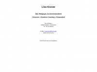lisa-kroner.de Webseite Vorschau