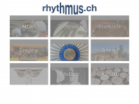 rhythmus.ch Webseite Vorschau