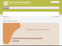 freie-schule-bredelem.de Webseite Vorschau