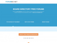 forumbo.net Webseite Vorschau
