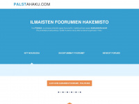 palstahaku.com Webseite Vorschau