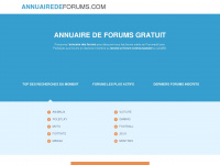 annuairedeforums.com Webseite Vorschau