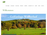 golfanlage-weiherhof.de Webseite Vorschau