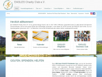 eagles-charity.de Webseite Vorschau
