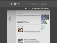 kosel-architektur.de Webseite Vorschau