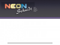 neon-schmidt.net Webseite Vorschau