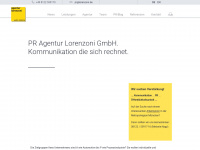 lorenzoni.de Webseite Vorschau