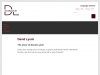 davidlynch.de Webseite Vorschau