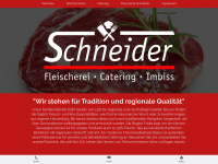 fleischerei-schneider.com Webseite Vorschau