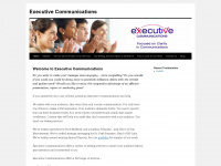 exec-comms.com Webseite Vorschau