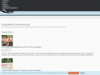 duesseldorf-community.de Webseite Vorschau