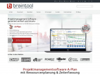 braintool.com Webseite Vorschau