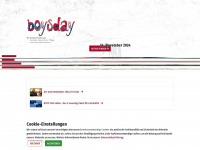 boysday.at Webseite Vorschau
