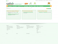 sativa-rheinau.ch Webseite Vorschau