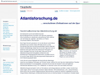 atlantisforschung.de Webseite Vorschau
