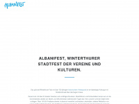 albanifest.ch Webseite Vorschau
