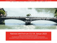 velosuisse.ch Webseite Vorschau