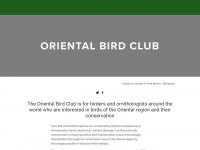 orientalbirdclub.org Webseite Vorschau