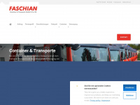 faschian-container.de Webseite Vorschau