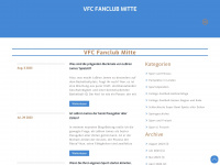 vfcfanclub-mitte.de Webseite Vorschau
