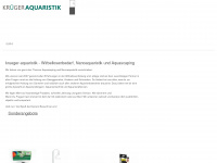 krueger-aquaristik.de Webseite Vorschau