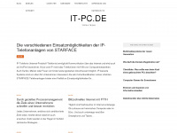 it-pc.de Webseite Vorschau
