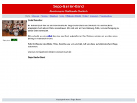 sepp-ganter-band.de Webseite Vorschau