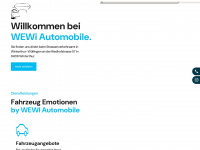 wewi-automobile.ch Webseite Vorschau