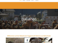 balianos.ch Webseite Vorschau