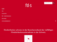 filmdistribution.ch Webseite Vorschau