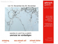 artmark-galerie.at Webseite Vorschau